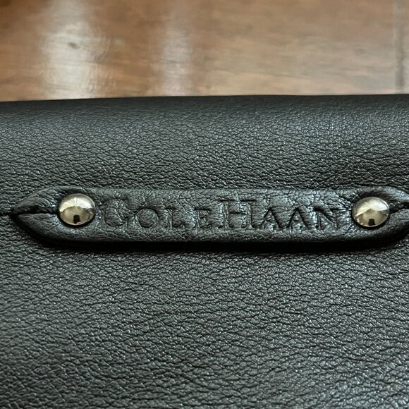 Cole Haan Little Black Leather Purse - Picture 5 of 10